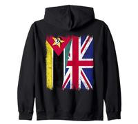 Drapeau du Mozambique UK Heritage Mozambicain Sweat à Capuche