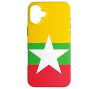 Drapeau du Myanmar (Birmanie) Coque pour iPhone 16 Plus