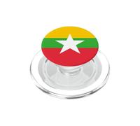 Drapeau du Myanmar (Birmanie) PopSockets PopGrip pour MagSafe