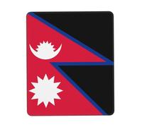 Drapeau du Népal Coutures Anti-usure Tapis de souris d'ordinateur texturé imperméable avec base en caoutchouc antidérapant Convient pour ordinateur portable, bureau et maison Gaming Tapis de souris