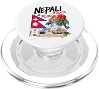 Drapeau du Népal Idée pour Femme Patrimoine népalais népalais PopSockets PopGrip pour MagSafe