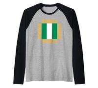 Drapeau du Nigeria Fierté Africaine Patrimoine nigérian Manche Raglan