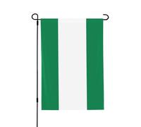 Drapeau du Nigeria Impression Yard Jardin Bannière Polyester Double Face Drapeau Extérieur Moderne Vacances Extérieur Cadeau