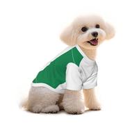 Drapeau du Nigeria T-shirt pour chien Vêtements Chiot Gilet Pet et Débardeur élastique Vêtements Chiens Chats Pull mignon Respirant Doux Large