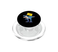 Drapeau du Nouveau-Mexique Dinosaure T-Rex Desert Santa Fe Homme Femme PopSockets PopGrip pour MagSafe