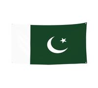 Drapeau du Pakistan pour fête, décoration extérieure et intérieure, durable et résistant aux UV, parfait pour un anniversaire, Halloween, et plus encore