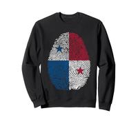 Drapeau du Panama ADN Empreinte Digitale Patrimoine Ancestry Traditions Sweatshirt