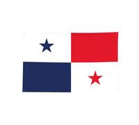 Drapeau du Panama - Bannière décorée à quatre trous - Pour intérieur et extérieur - Décoration amusante - Cadeau idéal