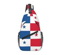 Drapeau du Panama Sac À Bandoulière Léger Sacoche Epaule Décontracté Sac À Dos Bandoulière pour Camping Sport Quotidien
