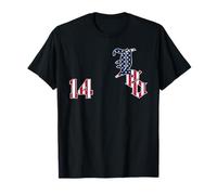 Drapeau du Pape Leo XIV de Chicago Numéro 14 Sports USA Flag T-Shirt