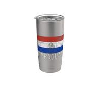 Drapeau du Paraguay Assoncion - I Pride Gobelet isotherme en acier inoxydable double paroi