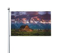 Drapeau du parc national des Fêtes - 0,9 x 1,5 m - Avec œillets - Décoration pour patio, porche, pelouse