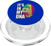 Drapeau du Patrimoine ADN de l'Espagne et du Sénégal PopSockets PopGrip pour MagSafe