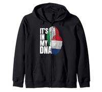Drapeau du Patrimoine de l'Italie et des Pays-Bas Sweat à Capuche