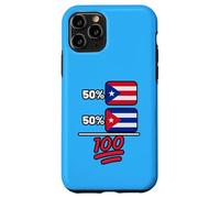 Drapeau du Patrimoine de Puerto Rican Plus Cuban Mix Coque pour iPhone 11 Pro