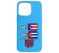 Drapeau du Patrimoine de Puerto Rican Plus Cuban Mix Coque pour iPhone 15 Pro Max