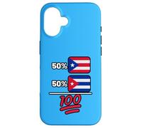 Drapeau du Patrimoine de Puerto Rican Plus Cuban Mix Coque pour iPhone 16