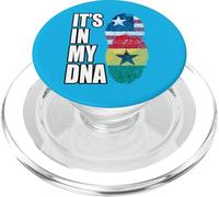 Drapeau du Patrimoine du Libéria et du Ghanéen PopSockets PopGrip pour MagSafe