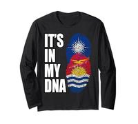 Drapeau du Patrimoine génétique Mixte de Kiribati et des îles Marshall Manche Longue