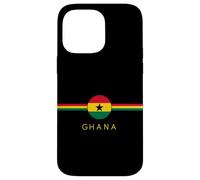 Drapeau du Patrimoine ghanéen avec Blason Art Minimaliste Racines ghanéennes Coque pour iPhone 14 Pro Max