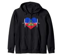 Drapeau du Patrimoine haïtien Jour Mois Amour Haïti Pride Hommes Femmes Sweat à Capuche