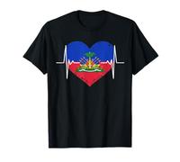 Drapeau du Patrimoine haïtien Jour Mois Amour Haïti Pride Hommes Femmes T-Shirt