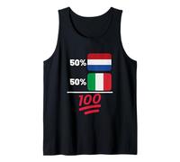 Drapeau du Patrimoine Italien et des Pays-Bas Débardeur