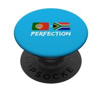 Drapeau du Patrimoine Portugais de l'Afrique du Sud PopSockets PopGrip Adhésif