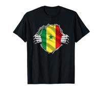 Drapeau du patrimoine sénégalais fier des racines du Sénégal T-Shirt