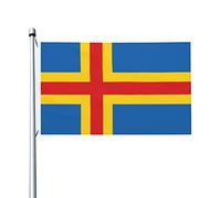 Drapeau du pays 90 x 150 cm, double face, polyester, décoration murale, unisexe, pour intérieur et extérieur, fête de l'indépendance