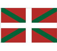 DRAPEAU DU PAYS BASQUE. IKOURRINE. QUALITÉ SARIN 100D. IMPRESSION DIGITALE. DIMENSION 150X90 CM