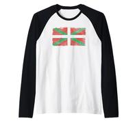 Drapeau du Pays Basque Ikurrina Espagne Manche Raglan