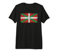 Drapeau du Pays Basque Ikurrina Espagne T-Shirt Haut de Gamme