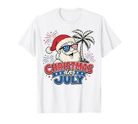 Drapeau du Père Noël en Juillet T-Shirt
