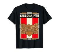 Drapeau du Pérou Chan Chan Archéologique Voyage Art T-Shirt