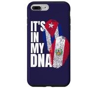 Drapeau du Pérou et du Cuba Mix ADN Heritage Coque pour iPhone 7 Plus/8 Plus