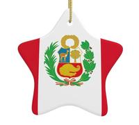 Drapeau du Pérou imprimé, cadeau de Noël, d'anniversaire pour femme, amitié, cadeaux de reconnaissance pour collègues de travail