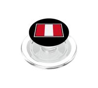 Drapeau du Pérou PopSockets PopGrip pour MagSafe