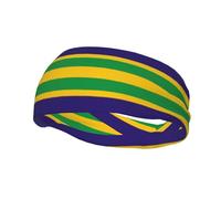 Drapeau du peuple Bari Bandeaux Hommes Femmes Antidérapant Évacuant la Transpiration Sport Bandeau pour Gym Basket-ball Yoga Bandeaux Cheveux