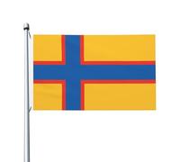 Drapeau du peuple ingrien, 90 x 150 cm, polyester résistant double face, bannière décorative extérieure, drapeau de bienvenue pour la maison, la terrasse ou le jardin.