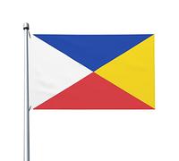 Drapeau du peuple maya 90 x 150 cm, multicolore, double face, en polyester, pour intérieur et extérieur.