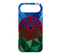 Drapeau du Peuple rom Drapeau Gitane géométrique Patrimoine rom Coque pour iPhone Air