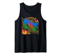 Drapeau du Peuple rom Gitane Débardeur