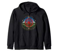Drapeau du Peuple Romain Vintage Vieilli Culture Gitane Sweat à Capuche