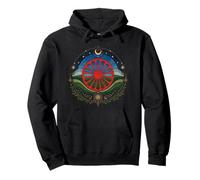 Drapeau du Peuple Romain Vintage Vieilli Culture Gitane Sweat à Capuche