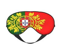 Drapeau du Portugal 10 Drapeau du Portugal Masques de sommeil Sangle réglable Masque pour les yeux doux pour femmes Hommes Voyage Travail Maison