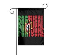 Drapeau du Portugal 30 x 45 cm, bannière de jardin double face pour décoration extérieure (cour, porche, maison de campagne).
