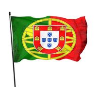 Drapeau du Portugal 90 x 150 cm, bannière extérieure saisonnière pour jardin, cour, porche, maison de campagne, décoration intérieure