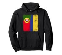 Drapeau du Portugal Colombie | Racines colombiennes portugaises Sweat à Capuche