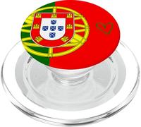 Drapeau du Portugal - Cœur Portugais - Fête Nationale du Patrimoine Fier PopSockets PopGrip pour MagSafe
